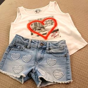 DKNY 2pc Tank & Shorts for toddler